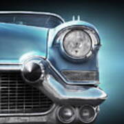 American Classic Car Eldorado Seville 1957 Headlight Poster