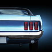 American Classic Car Mustang Coupe 1969 Roadster Poster