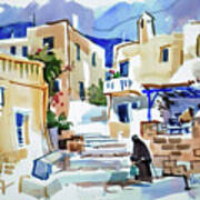 Amorgos Impressions, Greece Poster