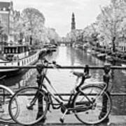 Amsterdam Canal Fall Poster