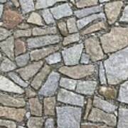 Ancient Paving Of Flat Stones Poster