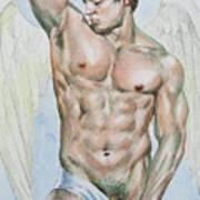 Angel Of Male Nude #20119 Poster