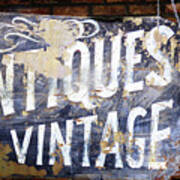 Antiques And Vintage Poster