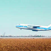 Antonov An-124 Ruslan Taking Off Poster