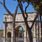 Arch Of Constantine In Rome Poster