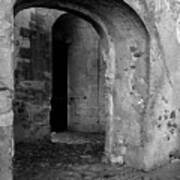 Arches Of A Medieval Castle Entrance In Algarve Poster