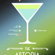 Astoria Cocktail - Modern Poster