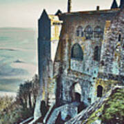 Atop Mont Saint Michel Poster