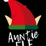 Auntie Elf Christmas Costume Poster