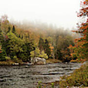 Ausable River In Lake Placid Poster