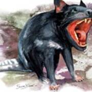 Australian Tasmanian Devil Poster