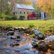Autumn At The Grist Mill Poster
