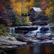 Autumn At The Mill Poster