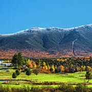 Autumn At The Mount Washington Pano Poster