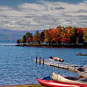 Autumn Morning On Rangeley Lake Poster