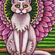 Ava. The Hauz Katz. Cat Portrait Painting Series. Poster