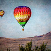 Balloons Over The Rio Grande Valley Poster