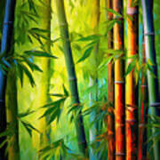 Bamboo Forest- Bamboo Artwork Poster