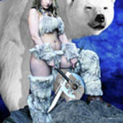 Barbarian With Bear Poster