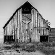 Barn Front In Palouse Poster