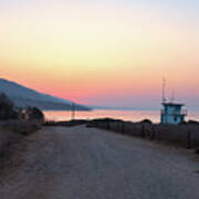 Beach Road Before Sunrise Poster