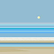 Beach Stripes Poster