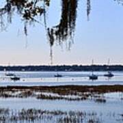 Beaufort South Carolina Waterfront Panorama Poster