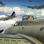 Bf-109 Assault Poster