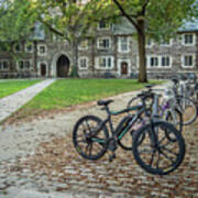 Bikes At Princeton University Poster
