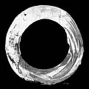Black And White Enso 2 Art Poster