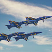 Blue Angels Carrier Landing Poster