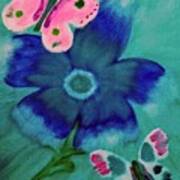 Blue Blossom Poster
