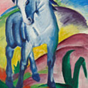 Blue Horse Poster