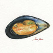Blue Mussel Poster