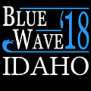 Blue Wave Idaho Vote Democrat Poster