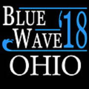 Blue Wave Ohio Vote Democrat Poster