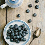 Blueberries Poster