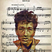 Bob Dylan - Knockin On Heavens Door Poster