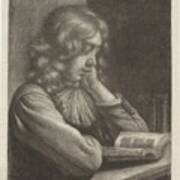 Boy Reading, Wallerant Vaillant, 1658 Poster