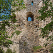 Bozcaada Castle Tower Poster