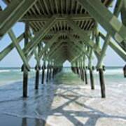 Braced At The Pier Poster