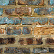 Brick Wall In Ukrainian Village - Chicago, Illinois Poster