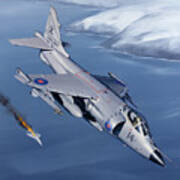 British Aerospace Sea Harrier Poster