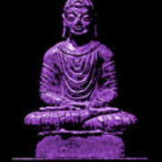 Buddha Purple Poster