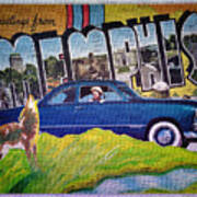 Dixie Road Trips / Memphis Poster