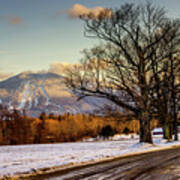 Burke Mt From Sugarhouse Road Poster