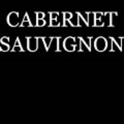 Cabernet Sauvignon Wine Costume Poster