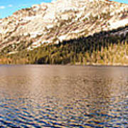 California Mountains Cold Lake Waters Panorama Poster