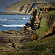 California's Coastline At San Simeon Poster