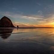 Cannon Beach Dusk Conclusion Poster